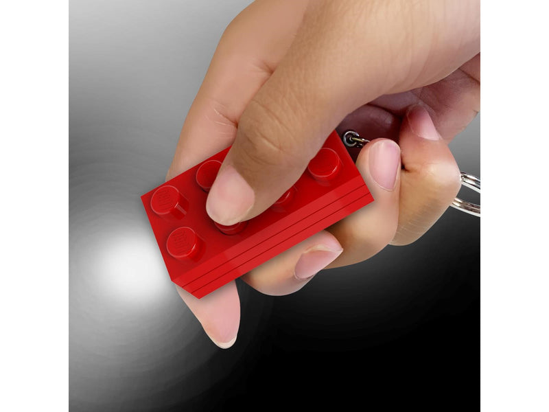 Euromic LEGO® Minifigurines™ Keychain Light 2x4 Brick Red