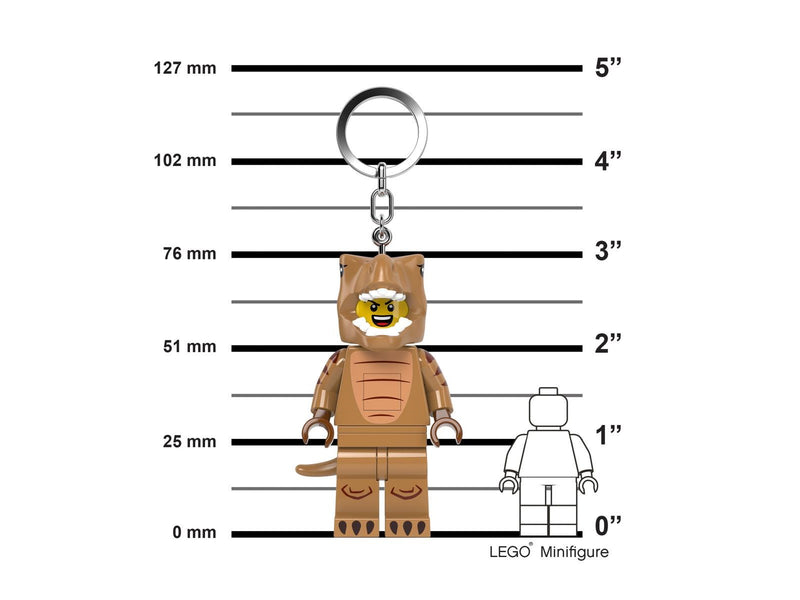 Euromic LEGO® Minifigurines™ Keychain Light T-Rex Costume Fan
