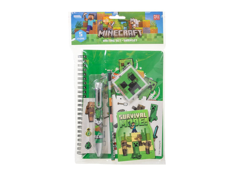 Euromic MINECRAFT Writing Set w/ multi-col. pen