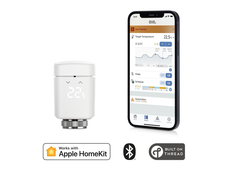 Eve Thermo - Connected Radiator Valve for Apple HomeKit