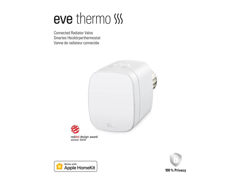 Eve Thermo - Connected Radiator Valve for Apple HomeKit