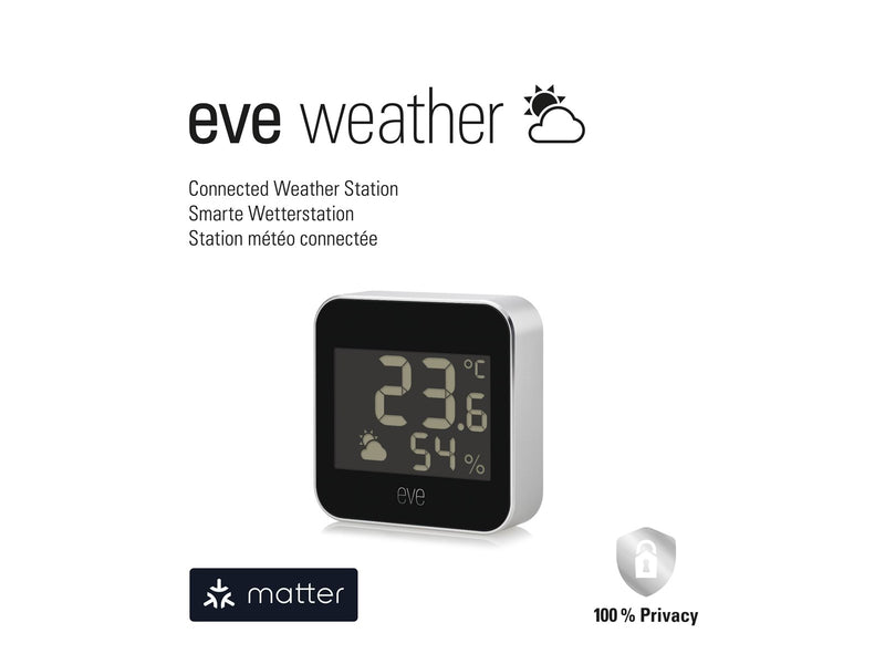 Eve Weather - Smarte Wetterstation (Matter)