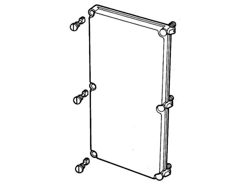FIBOX Hinged cover pc eku 30-g-3fsh