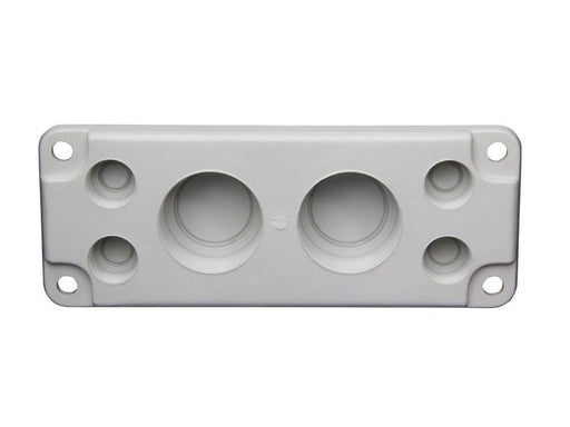 FIBOX Mb10019-pm / oezxc 2 cable gland plate set complete.