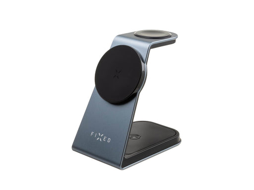 FIXED 3in1 Mag Aluminum Wireless Charging station Black