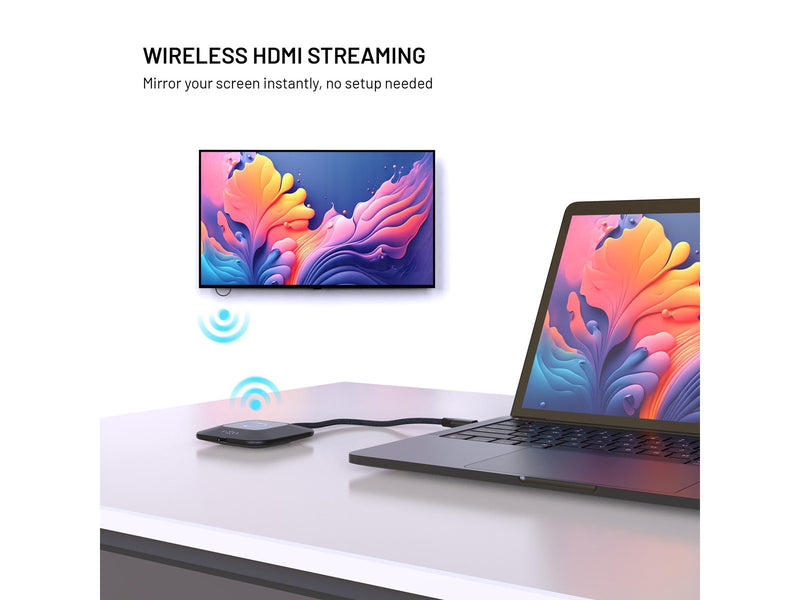 FIXED AirLink Wireless USB-C/HDMI Sender Black