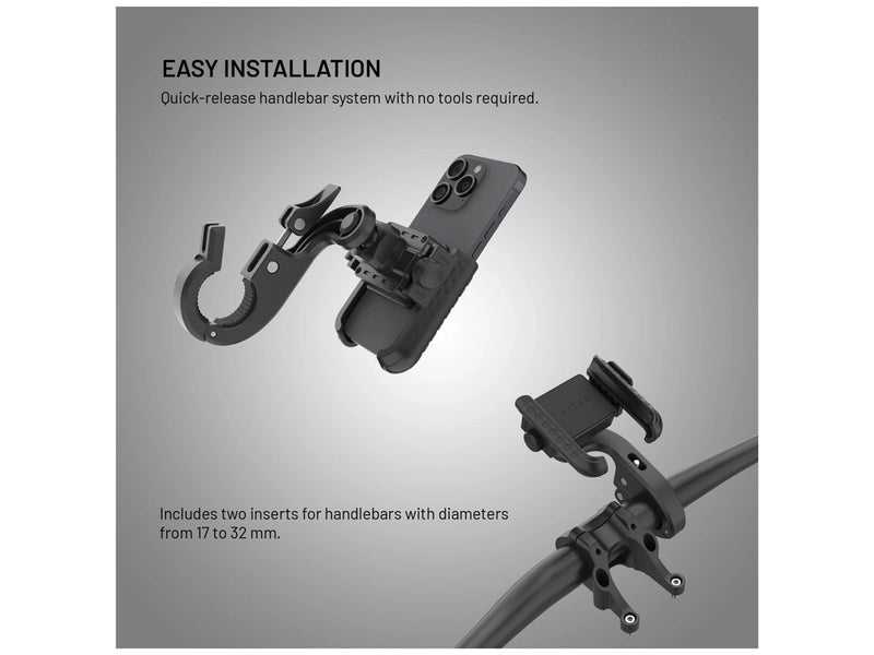 FIXED Bikee Plus Vista Bike Mount with Smart Lock Black