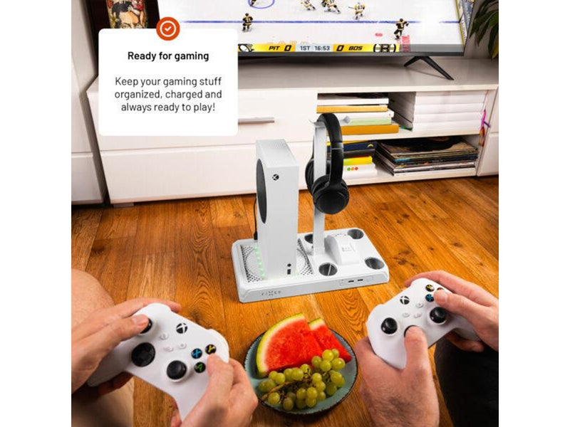 FIXED Docking Station for Xbox Series S/X - White - Microsoft Xbox Series S