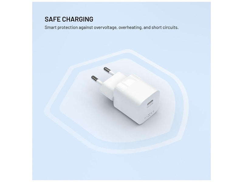 FIXED Fast Mini Home Charger 20W USB-C PD White