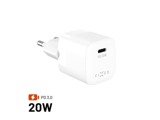 FIXED Fast Mini Home Charger 20W USB-C PD White