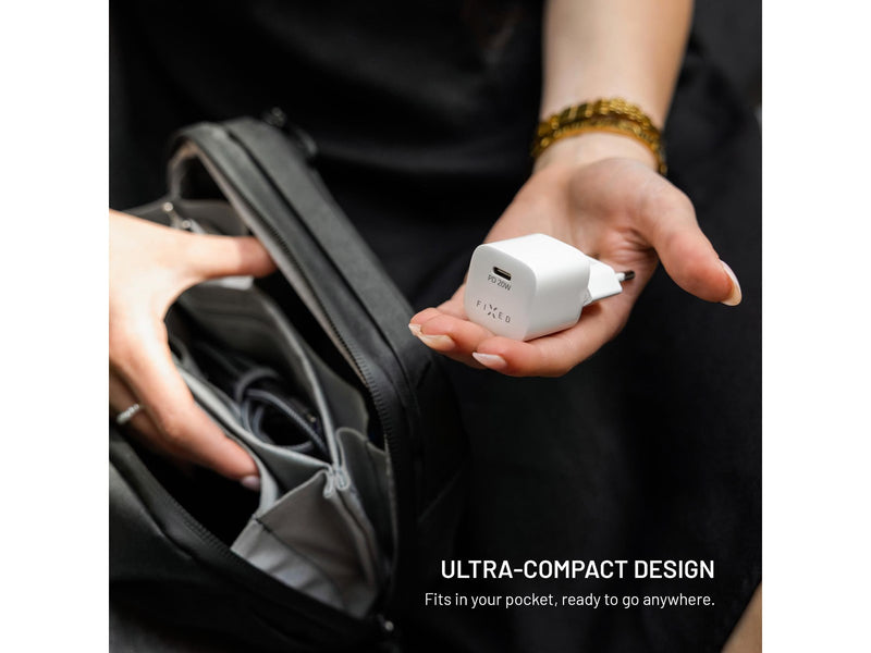 FIXED Fast Mini Home Charger 20W USB-C PD White