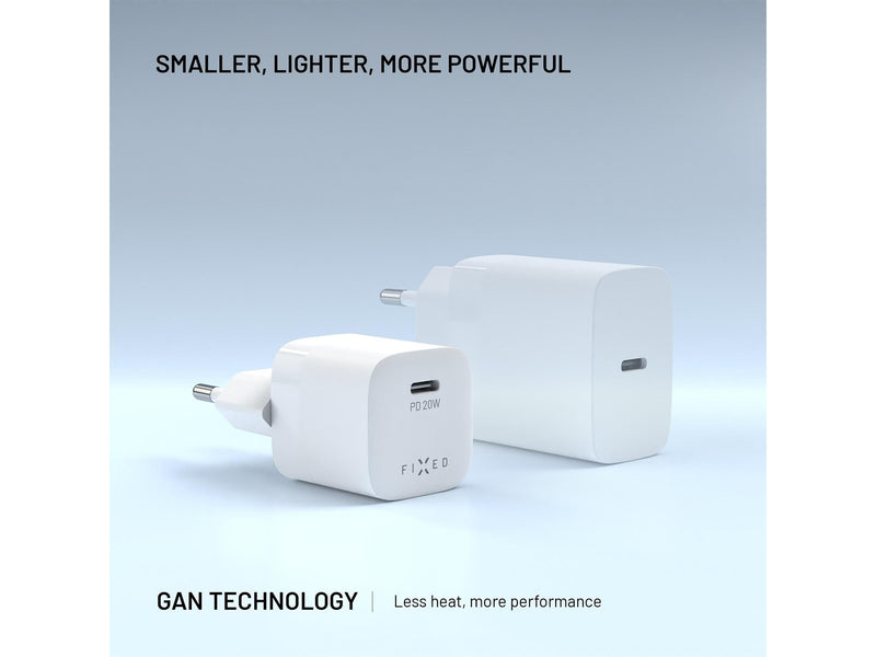 FIXED Fast Mini Home Charger 20W USB-C PD White