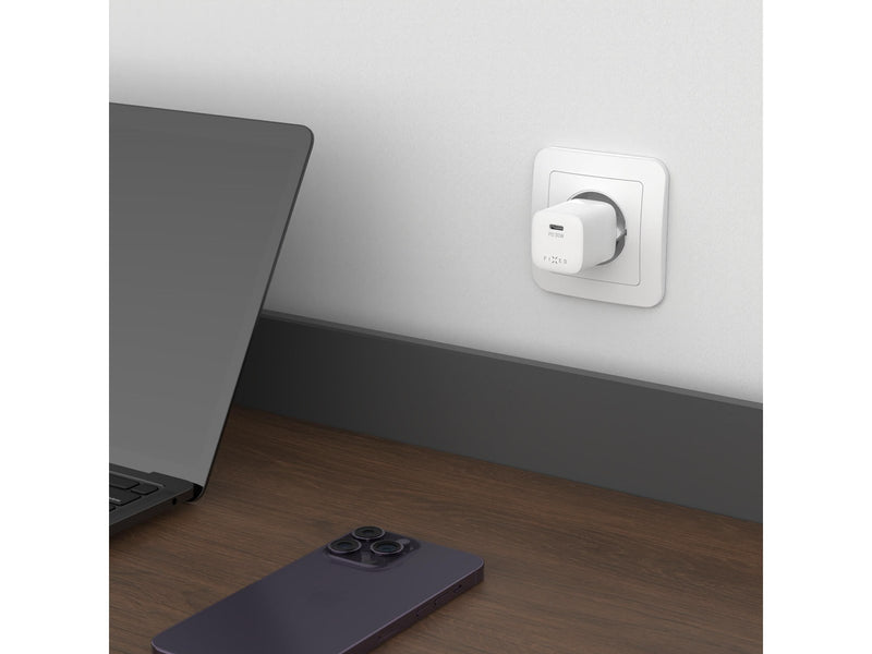 FIXED Fast Mini Home Charger 20W USB-C PD White