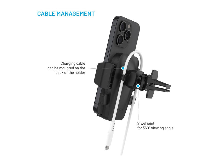 FIXED Iconiq Airvent Car Mount Black