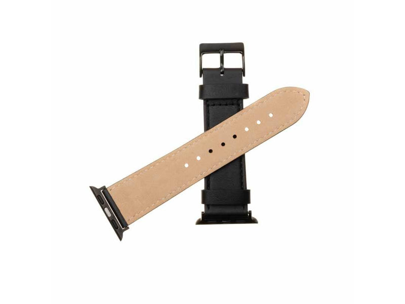 FIXED Leather Strap for Apple Watch 42/44/45/49mm Black