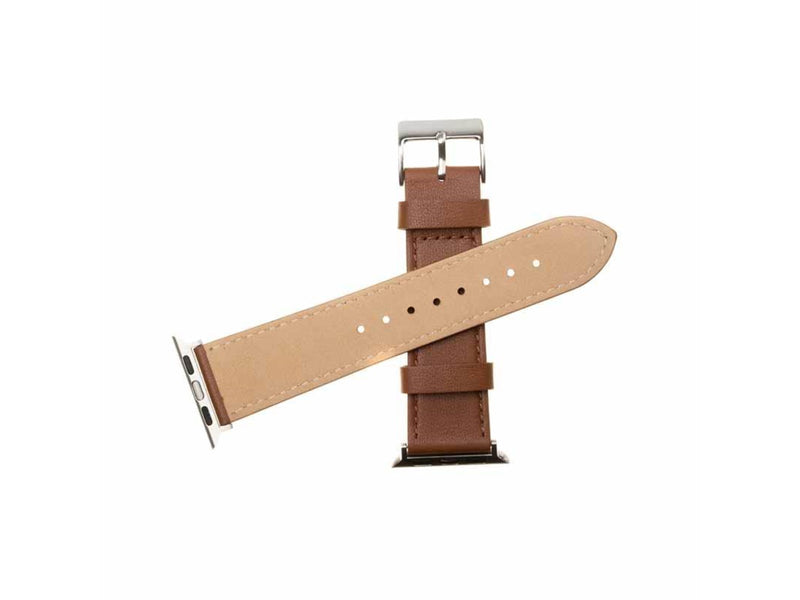 FIXED Leather Strap for Apple Watch 42/44/45/49mm Brown