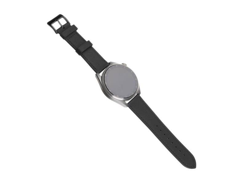 FIXED Leather Strap for Smartwatch Universal 20 mm - Black