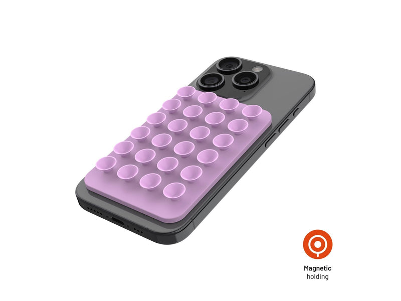 FIXED MAGMATE MagSafe holder with suction cups - Pink