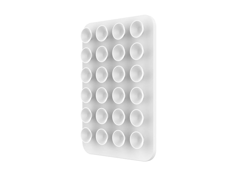 FIXED MAGMATE MagSafe holder with suction cups - White