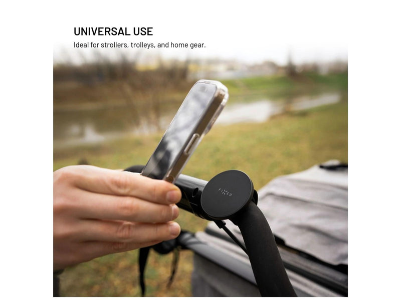FIXED MagGrip Active Handlebar Smartphone Holder Black