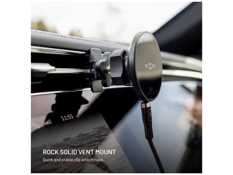 FIXED MagRound2 15W Airvent Car Mount Black