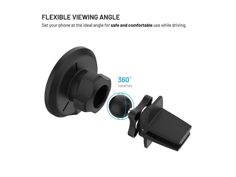 FIXED MagRound2 15W Airvent Car Mount Black