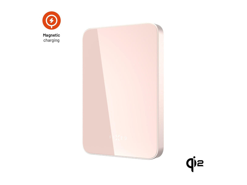 FIXED MagZen 5 Crystal Qi2 standard 5000 mAh Pink - 5000 mAh