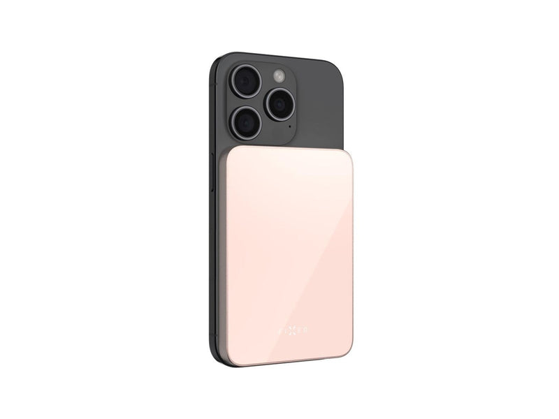 FIXED MagZen 5 Crystal Qi2 standard 5000 mAh Pink - 5000 mAh