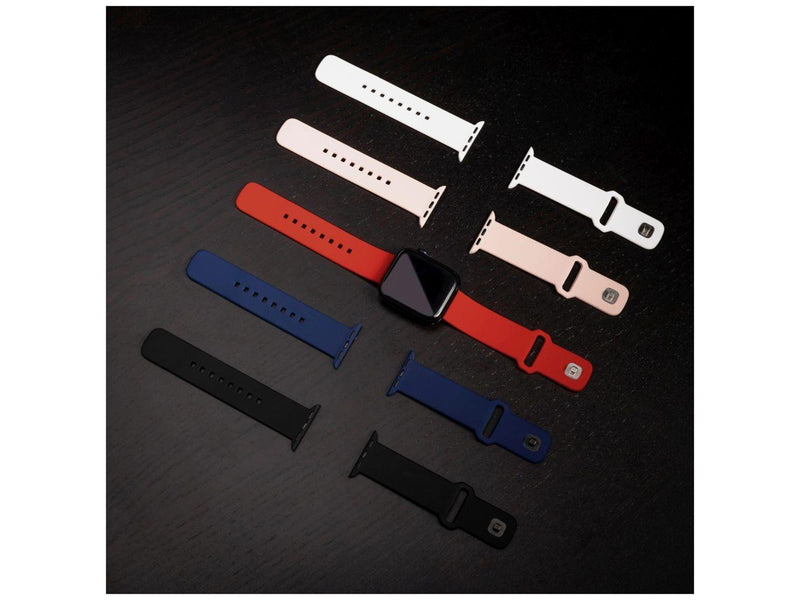 FIXED Silicone Strap SET Apple Watch 38/40/41mm Blue