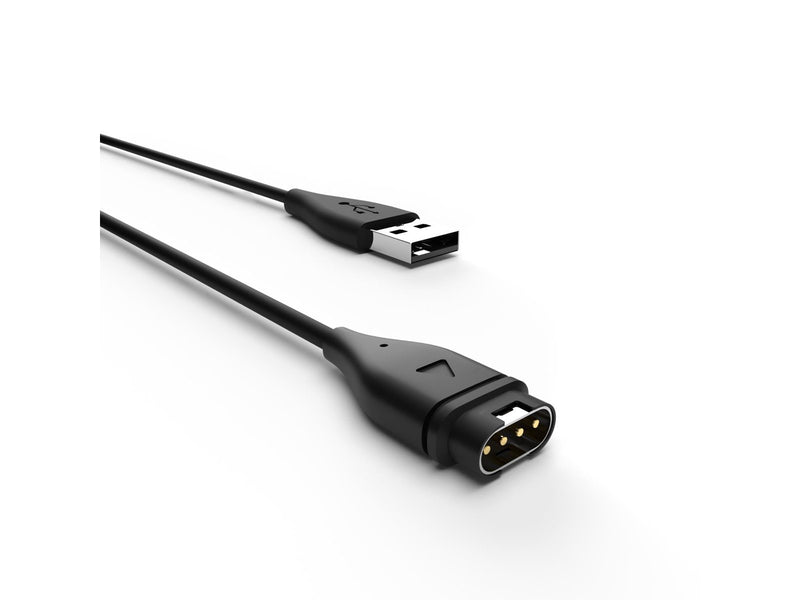 FIXED USB-A Charging Cable for Garmin Smartwatch Black