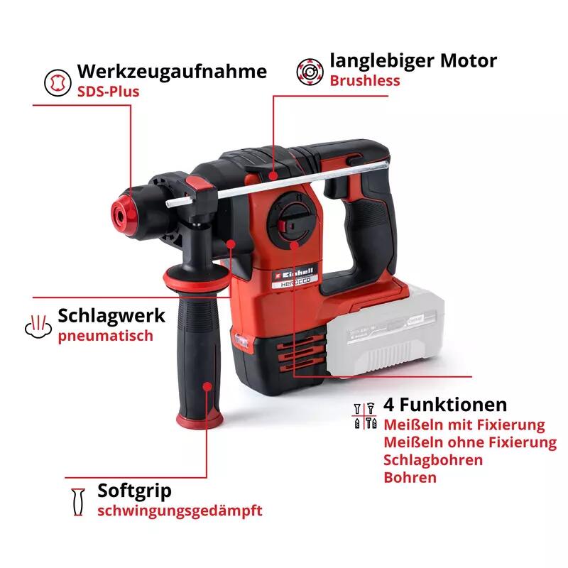 Einhell Akku-Bohrhammer HEROCCO 18/20 (4513900)