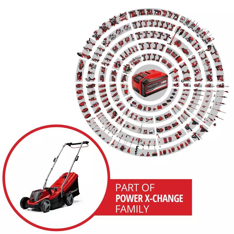 Einhell Akku-Rasenmäher GE-CM 18/33 Li-Solo (3413266)
