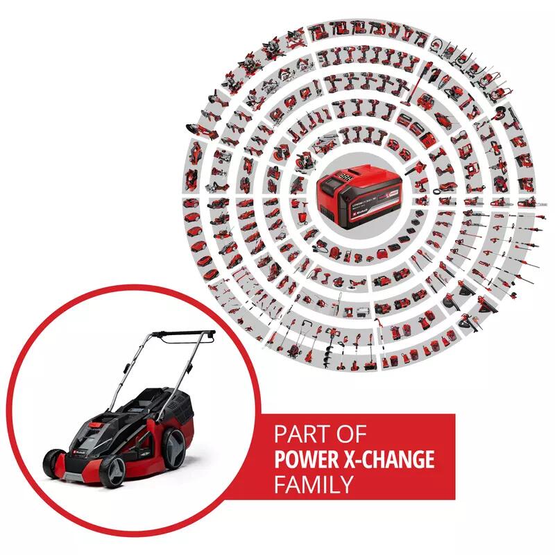 Einhell Akku-Rasenmäher GE-CM 43 Li M Kit (2x4,0Ah) (3413130)