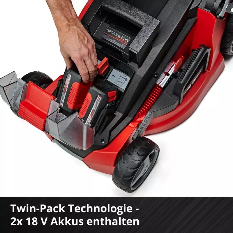 Einhell Akku-Rasenmäher GE-CM 43 Li M Kit (2x4,0Ah) (3413130)