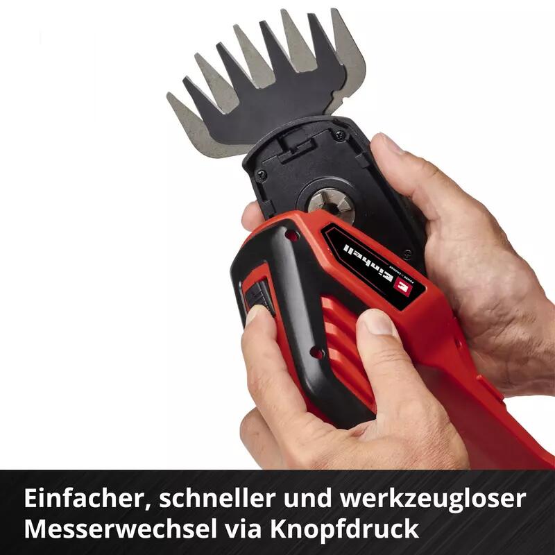 Einhell Akku-Gras- und Strauchschere GE-CG 18/100 Li T-Solo (3410310)