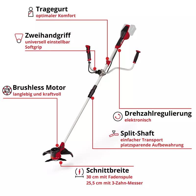 Einhell Akku-Sense AGILLO 36/255 BL-Solo (3411320)
