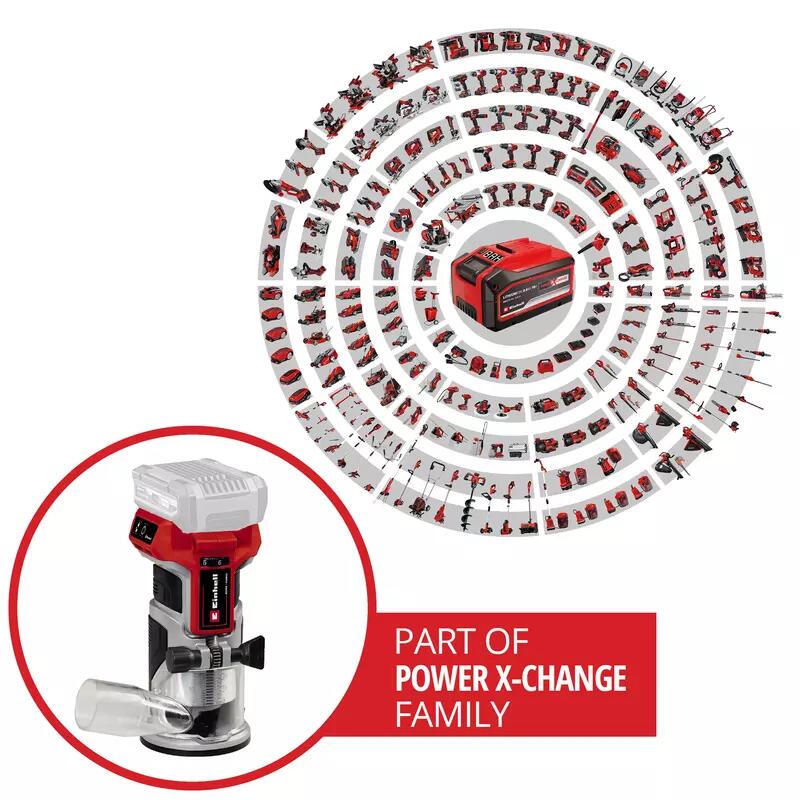 Einhell Akku-Kantenfräse TP-ET 18 Li BL - Solo (4350412)