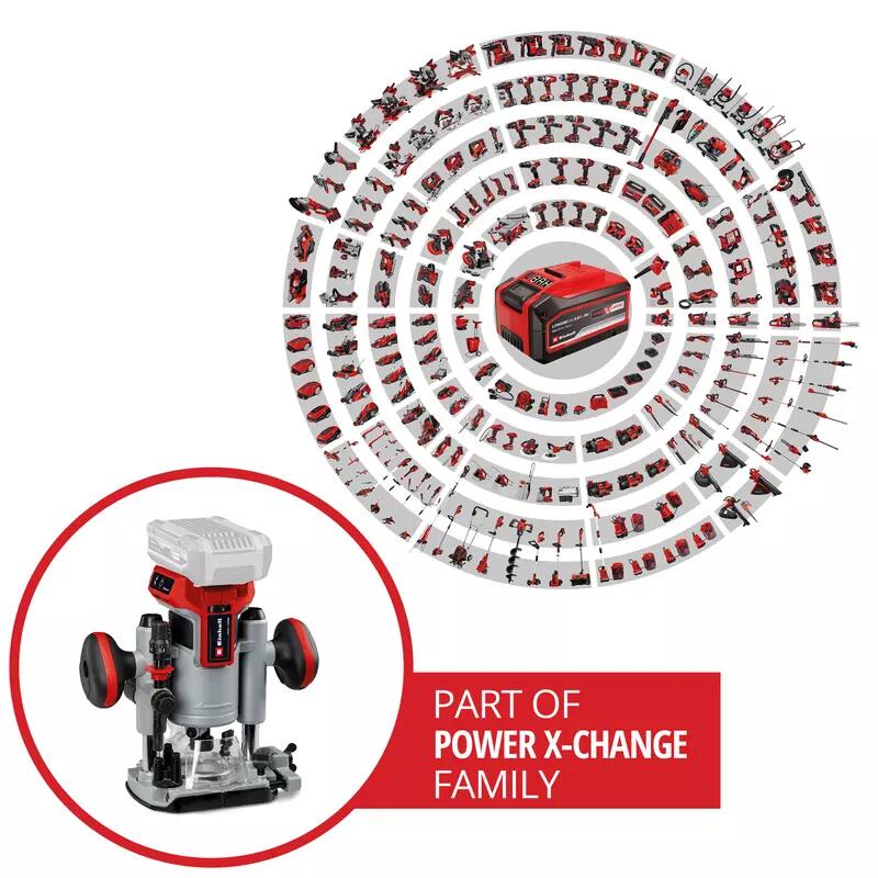 Einhell Akku-Oberfräse TP-RO 18 Li BL - Solo (4350411)