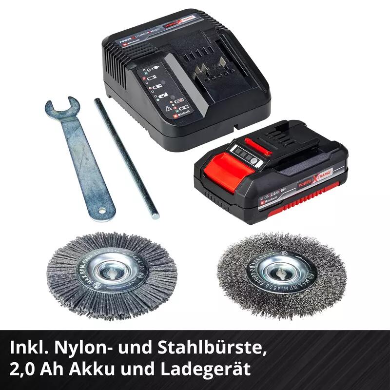 Einhell Akku-Fugenreiniger GC-CC 18 Li Kit (1x2,0Ah) (3424051)