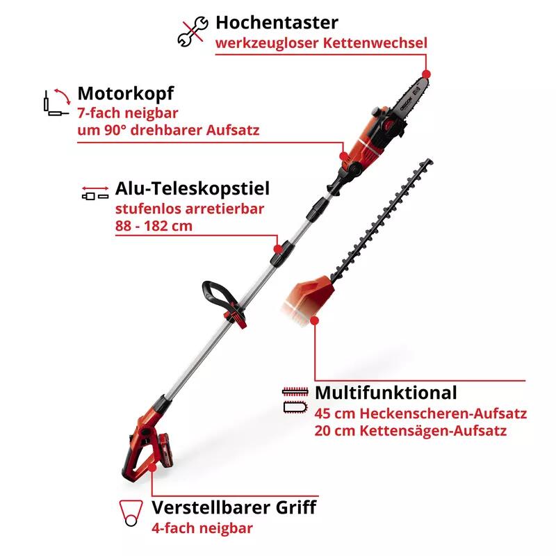 Einhell Akku-Multifunktionswerkzeug GE-HC 18 Li T Kit (1x3,0Ah) (3410805)