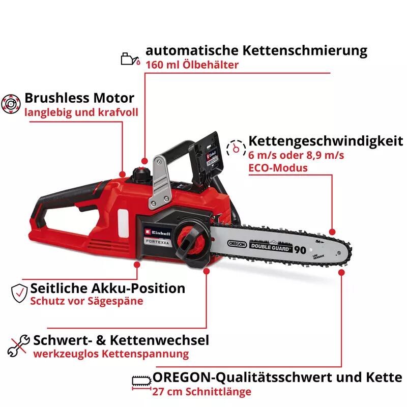 Einhell Akku-Kettensäge FORTEXXA 18/30 (4600010)
