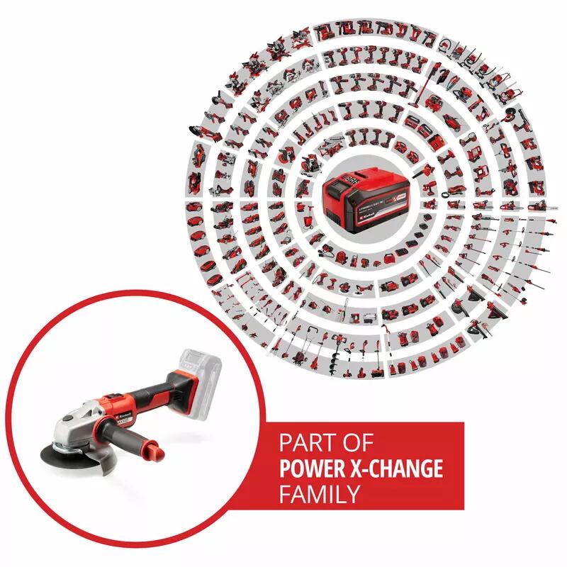 Einhell Akku-Winkelschleifer AXXIO 18/125 Q (4431140)