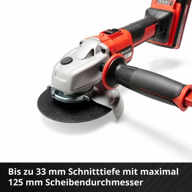Einhell Akku-Winkelschleifer AXXIO 18/125 Q (4431140)