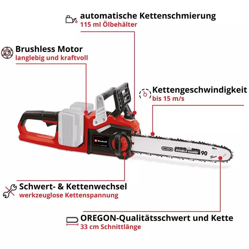 Einhell Akku-Kettensäge GP-LC 36/35 Li-Solo (4501780)