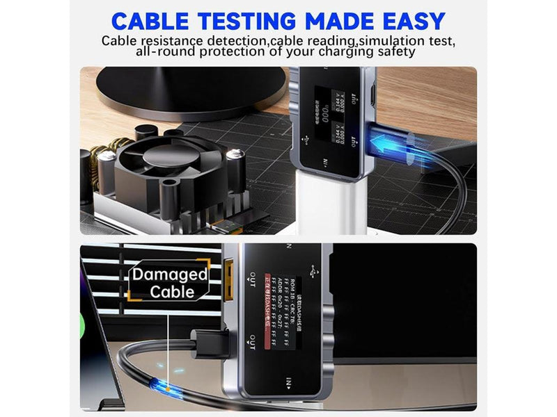 FNIRSI FNAC-28 USB-C USB-A 2-in-1 USB Tester