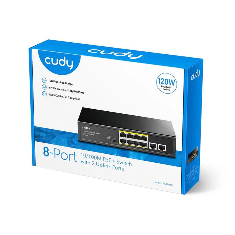 cudy Switch 8P FS1010P PoE+