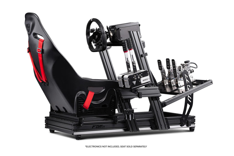 Next Level Racing® F-GT Elite Formula & GT Aluminium Profile Simulator Cockpit - Wheel Plate Edition