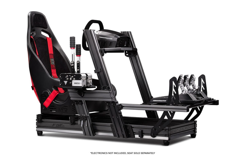 Next Level Racing® F-GT Elite Formula & GT Aluminium Profile Simulator Cockpit - Wheel Plate Edition