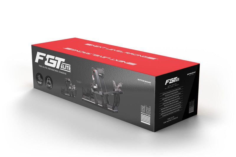 Next Level Racing® F-GT Elite Formula & GT Aluminium Profile Simulator Cockpit - Wheel Plate Edition