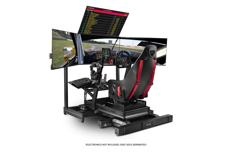 Next Level Racing® F-GT Elite Formula & GT Aluminium Profile Simulator Cockpit - Wheel Plate Edition